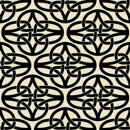The vector image Background seamless celtic patternのイラスト素材