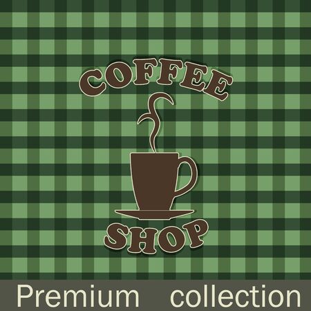 Coffee house advertising posterのイラスト素材