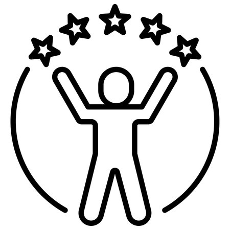 Confidence  Icon Element for Designのイラスト素材