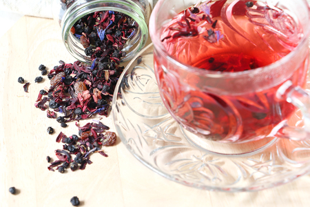 Traditional Berry teaの写真素材