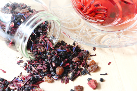 Traditional Berry teaの写真素材