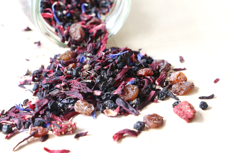 Traditional Berry teaの写真素材
