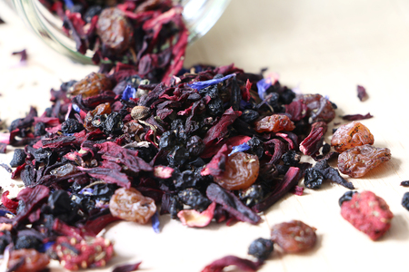 Traditional Berry teaの写真素材