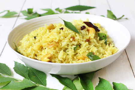Northen Indian fried riceの写真素材