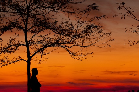 SUNSET SHADOWSの写真素材