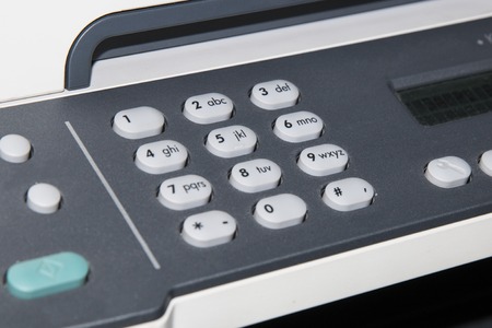 Electronic device controls - narrow focusの写真素材