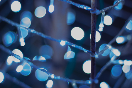 electricity abstract Color Background. Lights Bokehの写真素材