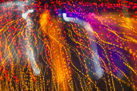 electricity abstract Color Background. Lights Bokeh