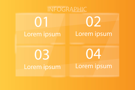Infographic design template and marketing icons, Business concept with 3 options, parts, steps or processes. Can be used for workflow layout, diagram, number options, web design.Vector illustrationのイラスト素材