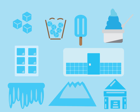 icon ice vectorのイラスト素材