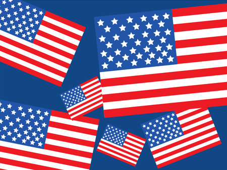 independence day america vectorのイラスト素材