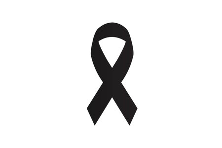 black bow white background vectorのイラスト素材