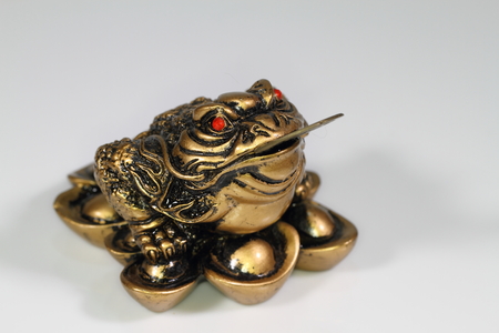 frog statueの写真素材