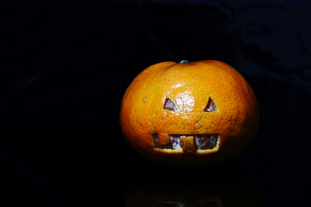 Orange halloweenの写真素材