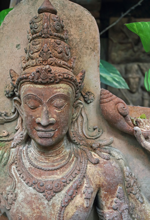 close up Thai Stone Carving