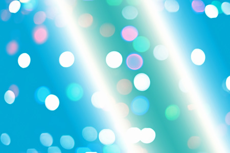 Blue Festive Christmas elegant abstract background with bokeh light