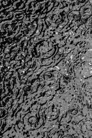 rain droop on water tone blacl and white color.