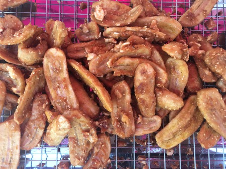 Thai Fried Banana Dumplings Appetizerの写真素材