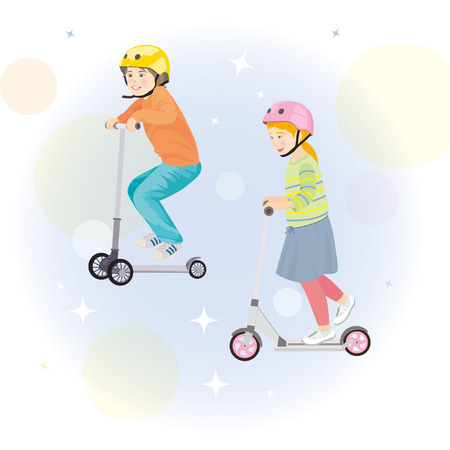 ride Quick-boardのイラスト素材