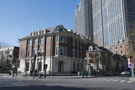 Tianjin wudadao Streetのeditorial素材