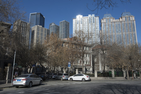 Tianjin wudadao Streetのeditorial素材
