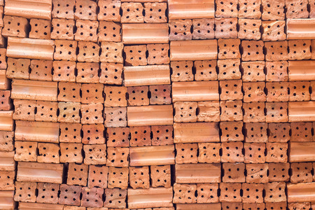 Red Bricks  For Building Constructionの写真素材