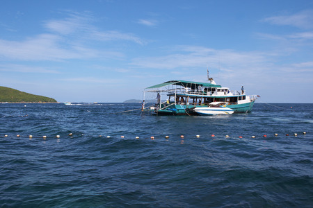 ship at seaの写真素材