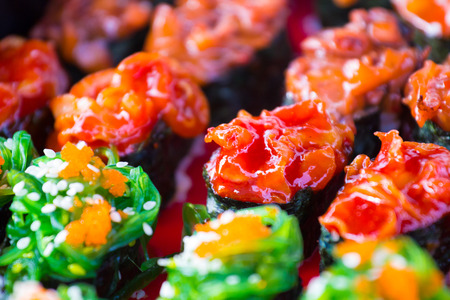 Japanese foods - sushiの写真素材