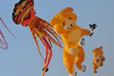Kite and balloonのeditorial素材
