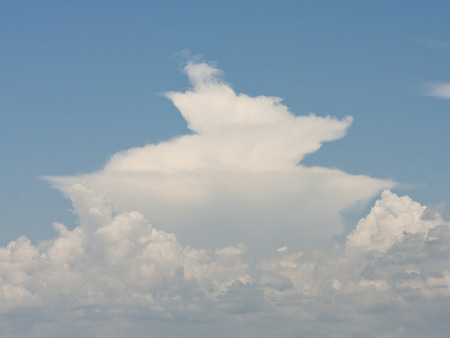 nice cloud with blue skyの写真素材