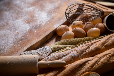 Rustic Homemade Sourdough Bread, Perfectly Kneaded and Baked with Whole Grains and Rye, Embodying...