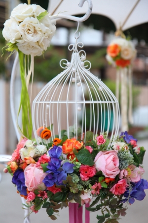 Beautiful bouquet of flowers ready for weddingの写真素材