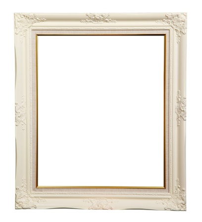White frame over white background の写真素材
