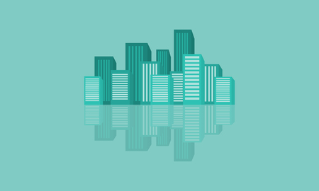 Design cartoon building vector flat illustration collectionのイラスト素材