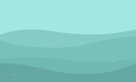 Hill and snow landscape of silhouettes vector artのイラスト素材