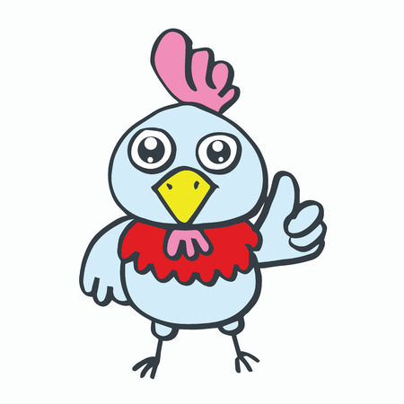 Chick kids t-shirt design cartoon vector illustrationのイラスト素材