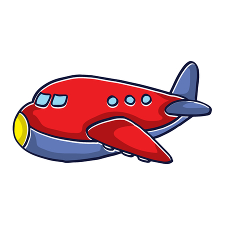 Design for kids planes cartoon vector illustrationのイラスト素材