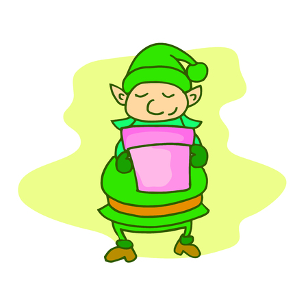Elf style collection stock cartoon vector illustrationのイラスト素材
