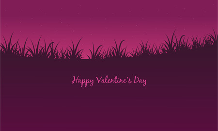 Collection landscape valentine day vector art illustrationのイラスト素材
