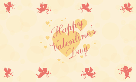 Happy Valentine Day for greeting card vector illustrationのイラスト素材