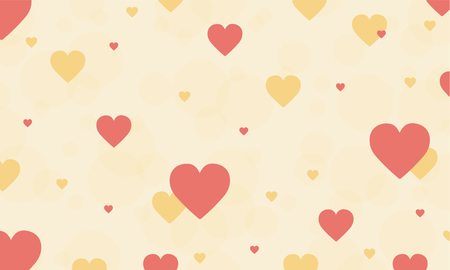 Valentine with love background vector art illustrationのイラスト素材