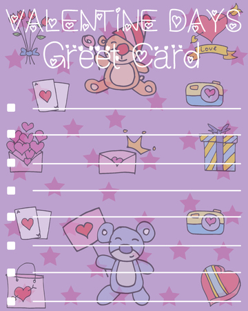 Valentine day card collection stock vector illustrationのイラスト素材