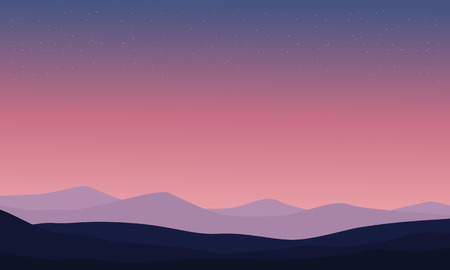Vector illustration of desert backgrounds collection stockのイラスト素材