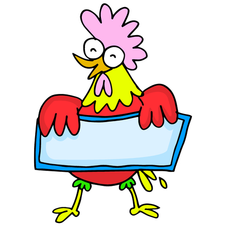 Collection of rooster character Chinese vector illustrationのイラスト素材