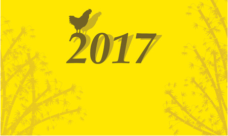 Happy Chinese New Year 2017 backgrounds vector art