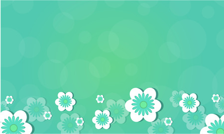 Background spring theme with flowerのイラスト素材