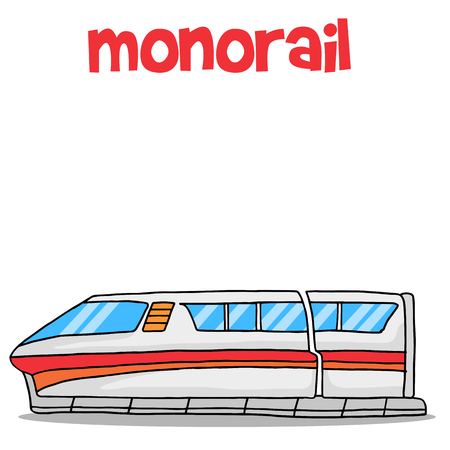 Transport of monorail collection stockのイラスト素材