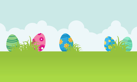 Collection of egg for easterのイラスト素材