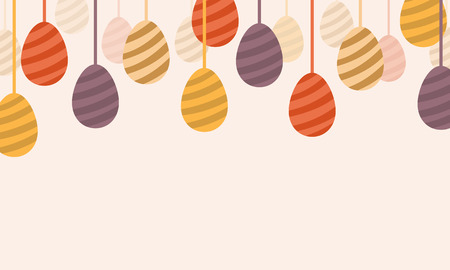Happy easter egg design vector artのイラスト素材