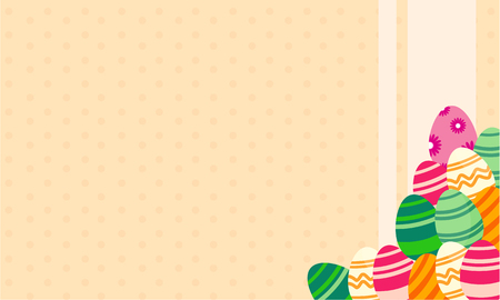 Background easter egg for greeting cardのイラスト素材